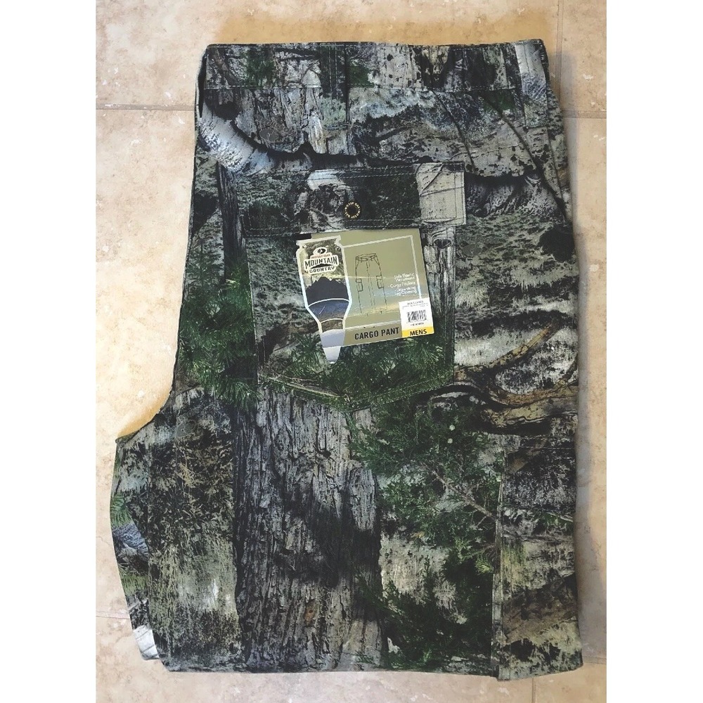 New Mossy Oak‎ Men Mountain Country Cargo Pants Camo Hunting 3XL(48-50)